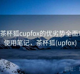 围绕茶杯狐cupfox的优劣势全面对比：使用笔记，茶杯狐(upfox)