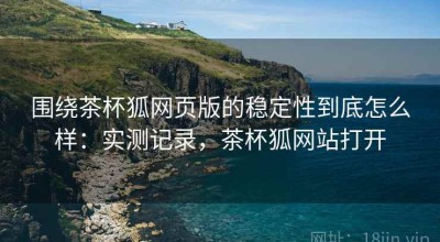 围绕茶杯狐网页版的稳定性到底怎么样：实测记录，茶杯狐网站打开