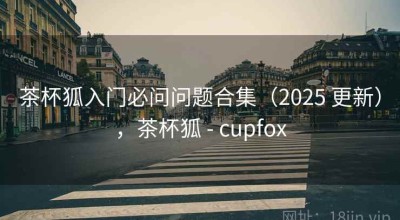 茶杯狐入门必问问题合集（2025 更新），茶杯狐 - cupfox