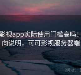 可可影视app实际使用门槛高吗：实用向说明，可可影视服务器端