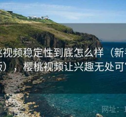 樱桃视频稳定性到底怎么样（新手友好版），樱桃视频让兴趣无处可官网