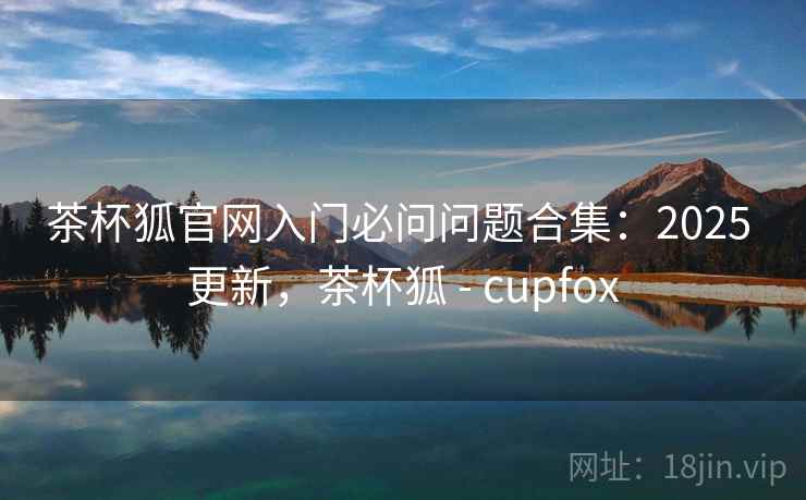 茶杯狐官网入门必问问题合集：2025 更新，茶杯狐 - cupfox